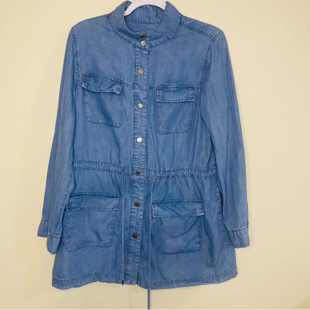 Annie Klein Women’s Jeans Jacket Size M Blue